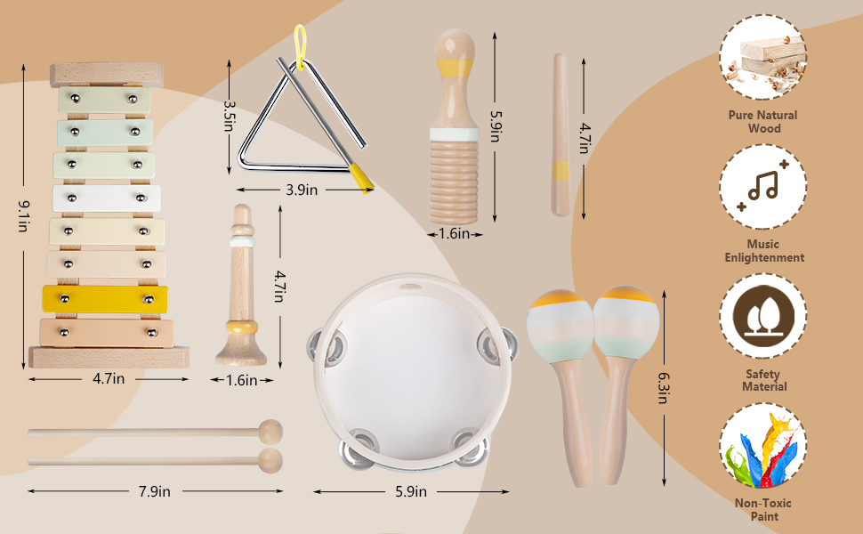 Percussion Instruments Set