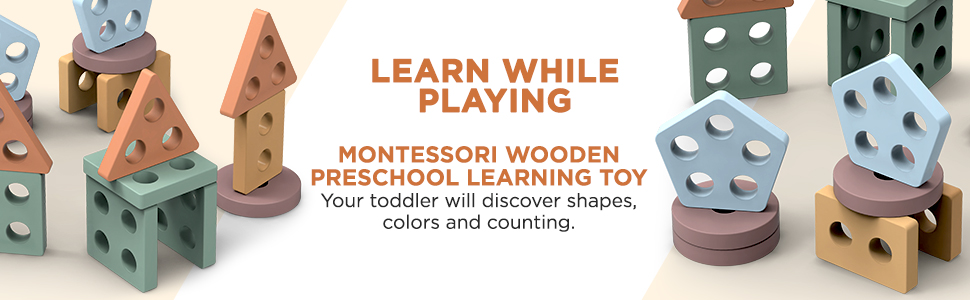 Shapes Wooden Puzzles For Toddlers