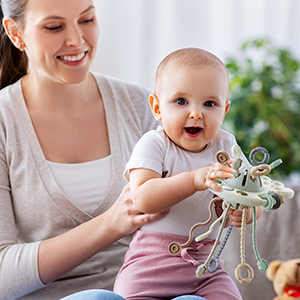 Pull String Silicone Toy